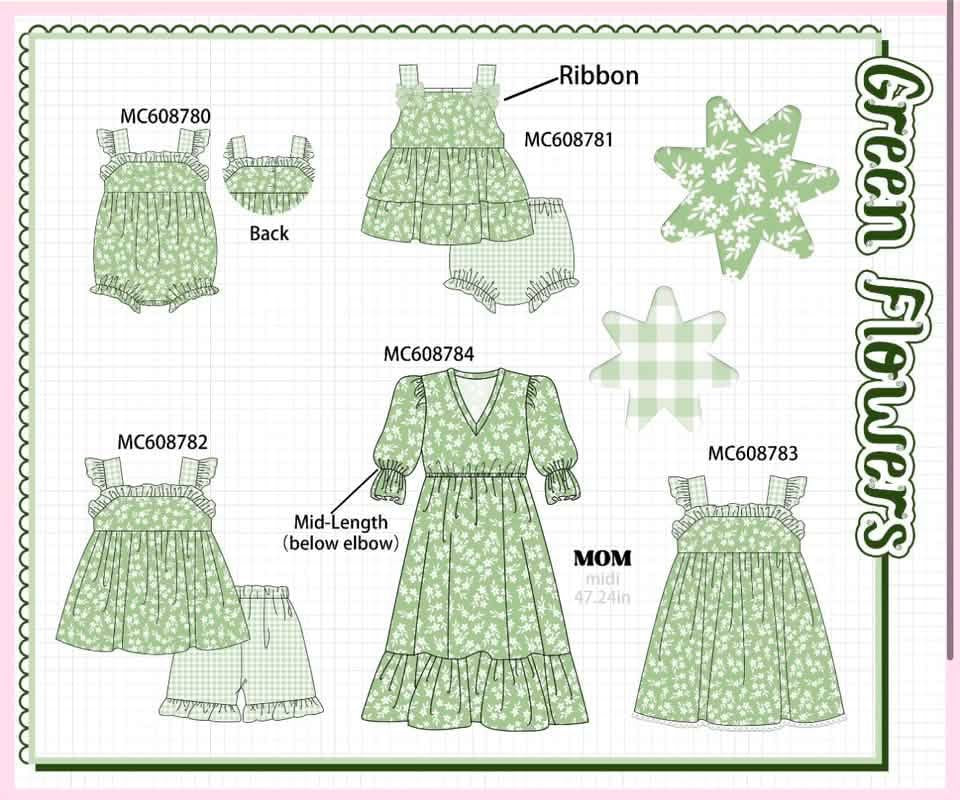 Green Flowers PO 102
