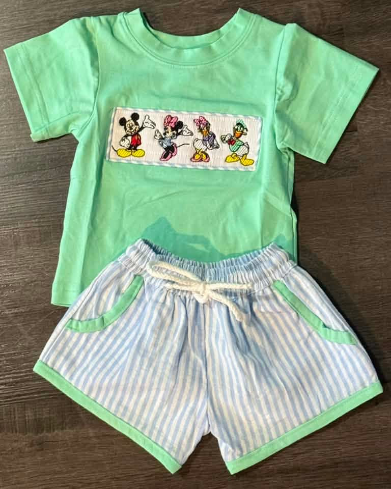 Mouse & Friends Smock