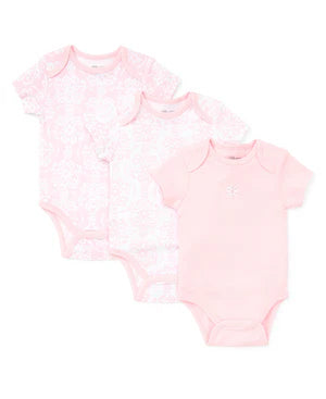 Little Me Bodysuit Damask Scroll