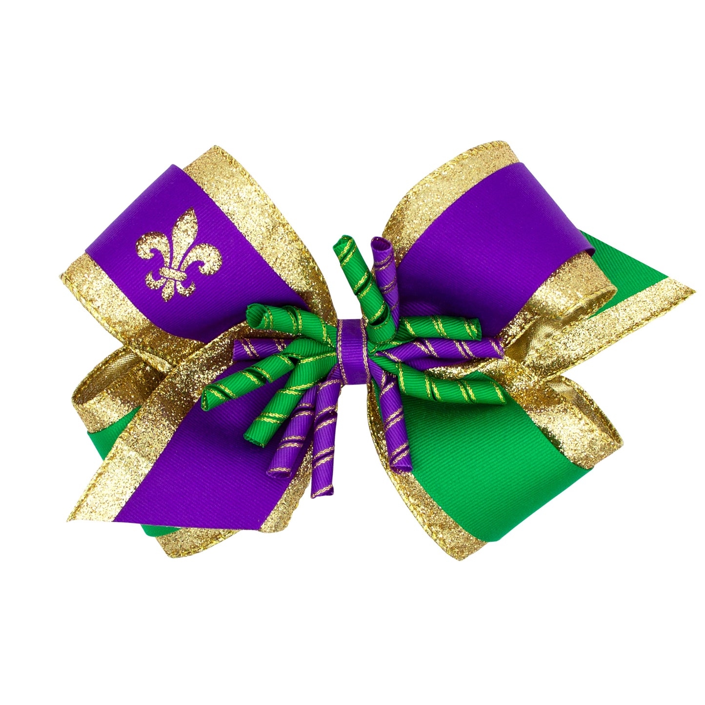 Wee Ones Mardi Gras Bows