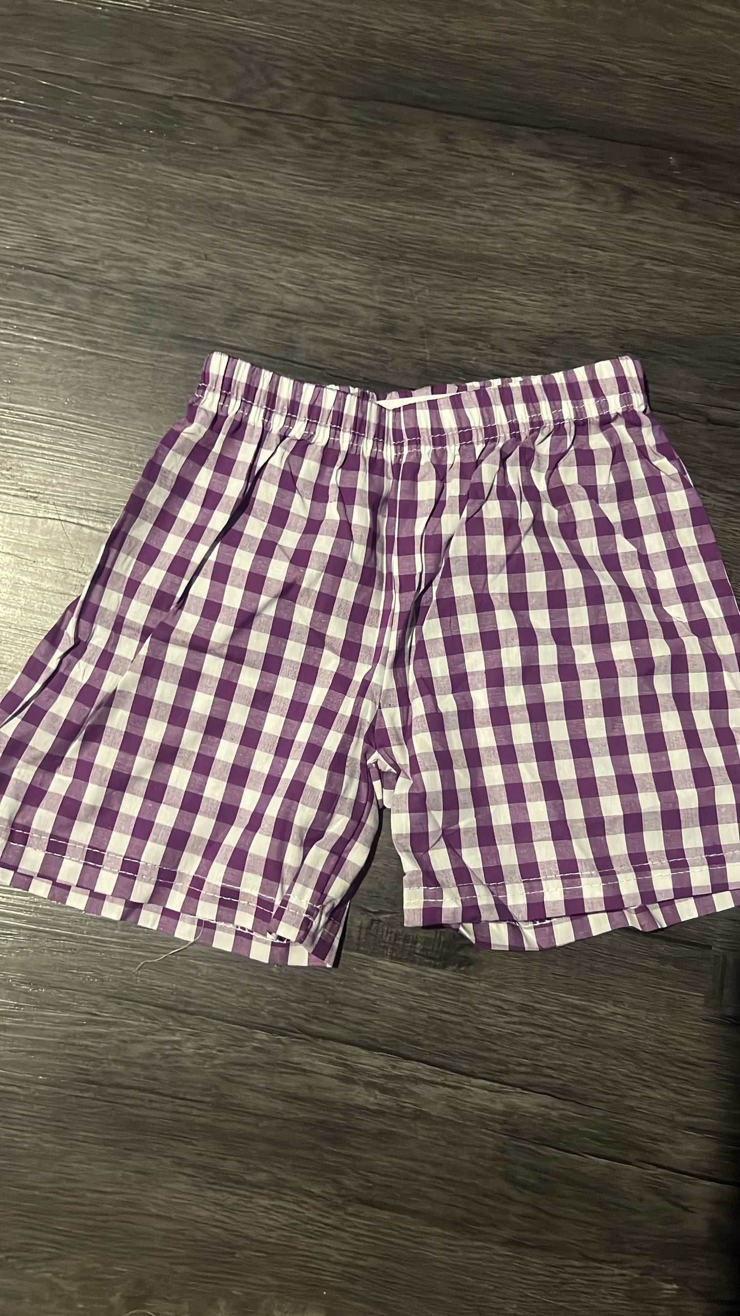 Gingham Shorts