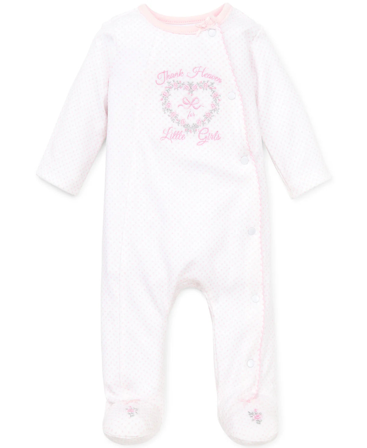Little Me Footie Thank Heaven for Little Girls