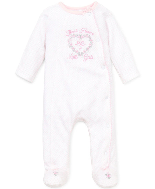 Little Me Footie Thank Heaven for Little Girls
