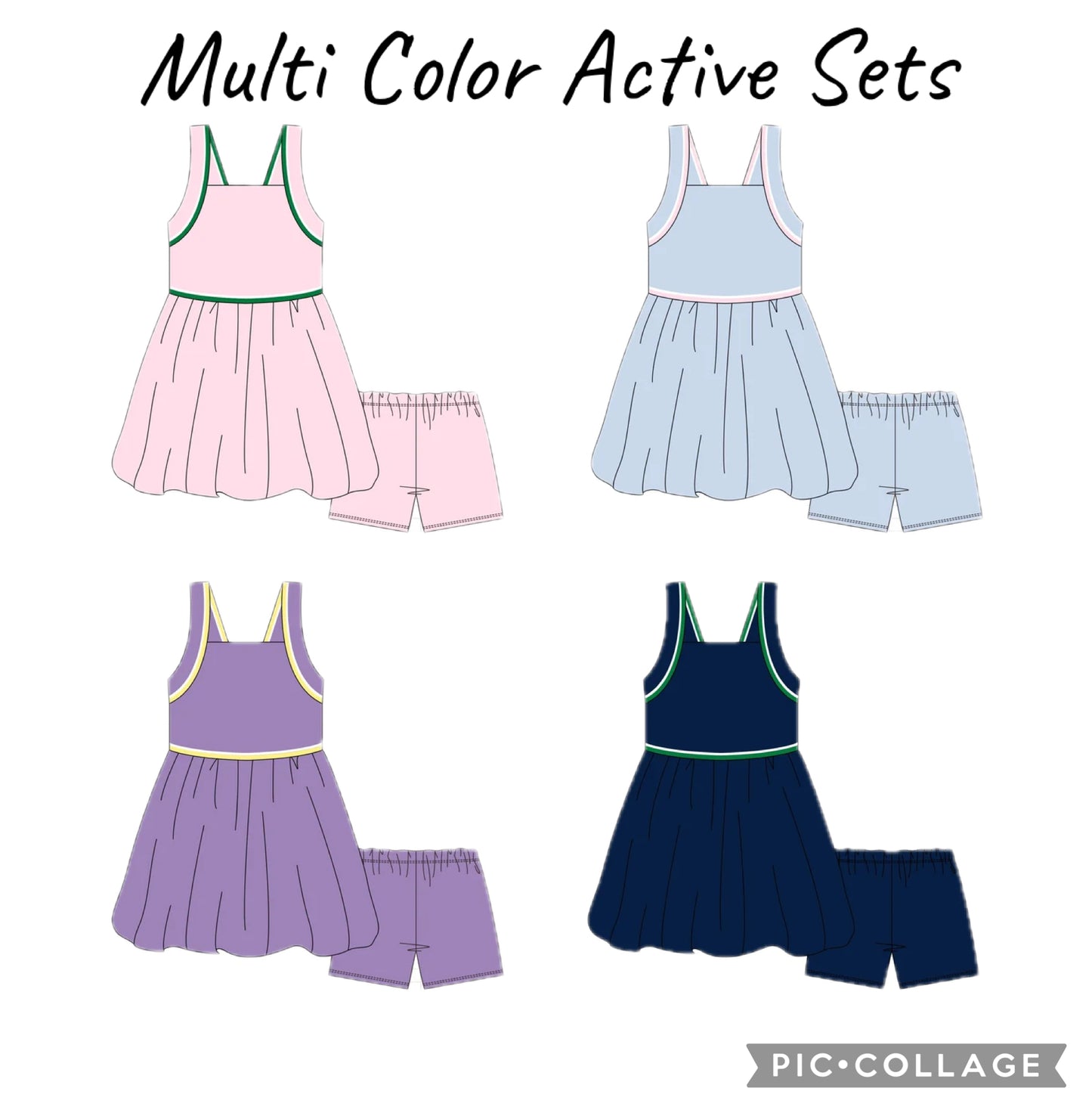 Multi Color Active Sets PO100