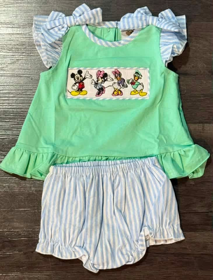 Mouse & Friends Smock