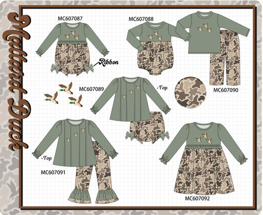 PO98 Camo Mallard Duck  Embroidery Collection