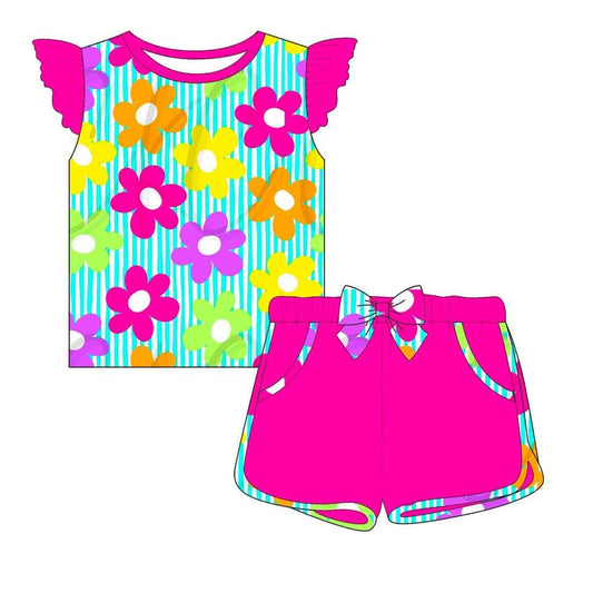 Groovy Blooms Bamboo Short Sets
