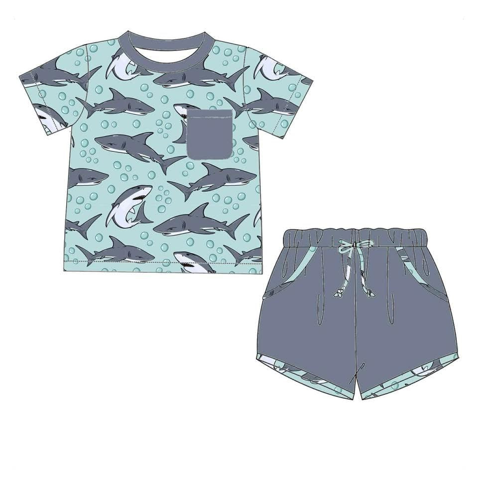 Shark Bamboo Short Sets