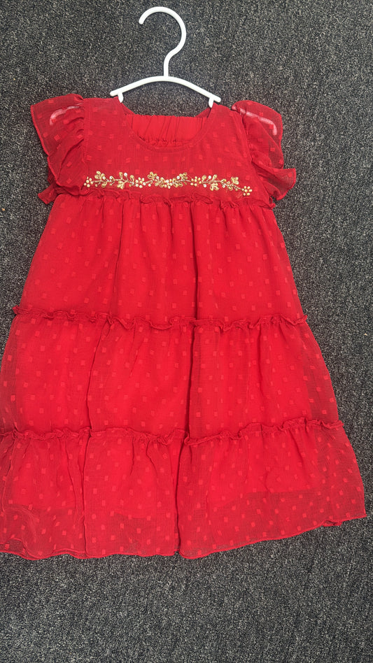 Oh Shana Red Dress