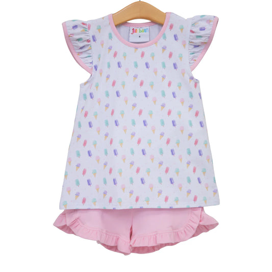 JellyBean SummerTime Sweets Pink Short Set