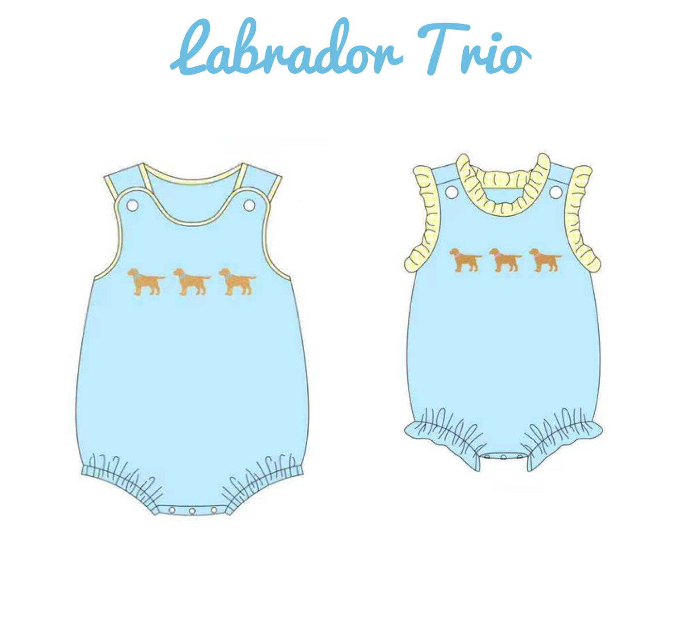Labrador Trio Bubble