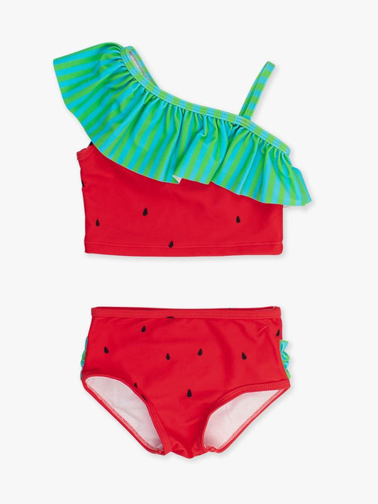 Ruffle Butts Watermelon One Shoulder Tankini