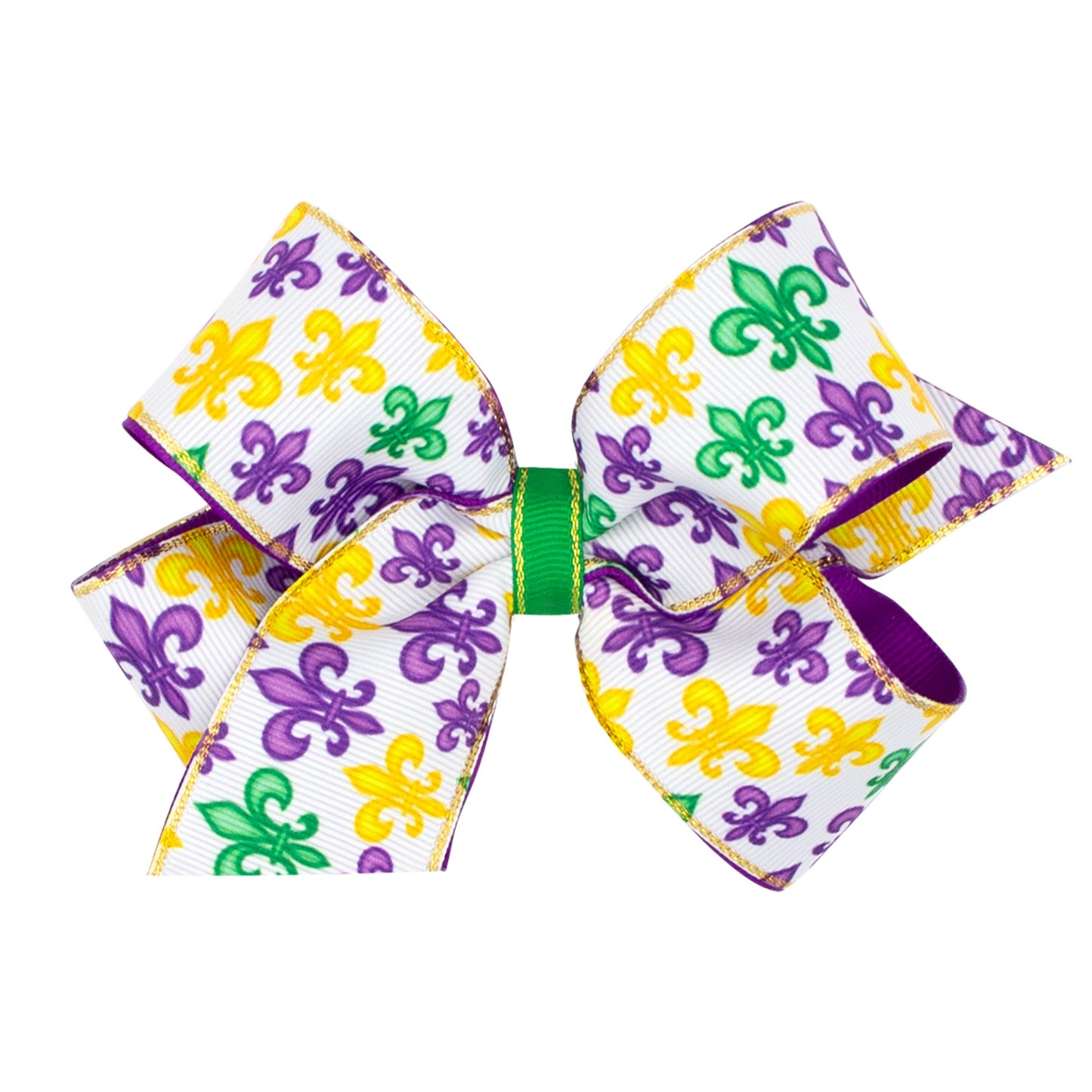 Wee Ones Mardi Gras Bows