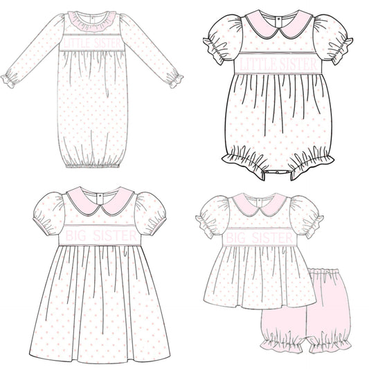 Little/Big Sister (smocked)