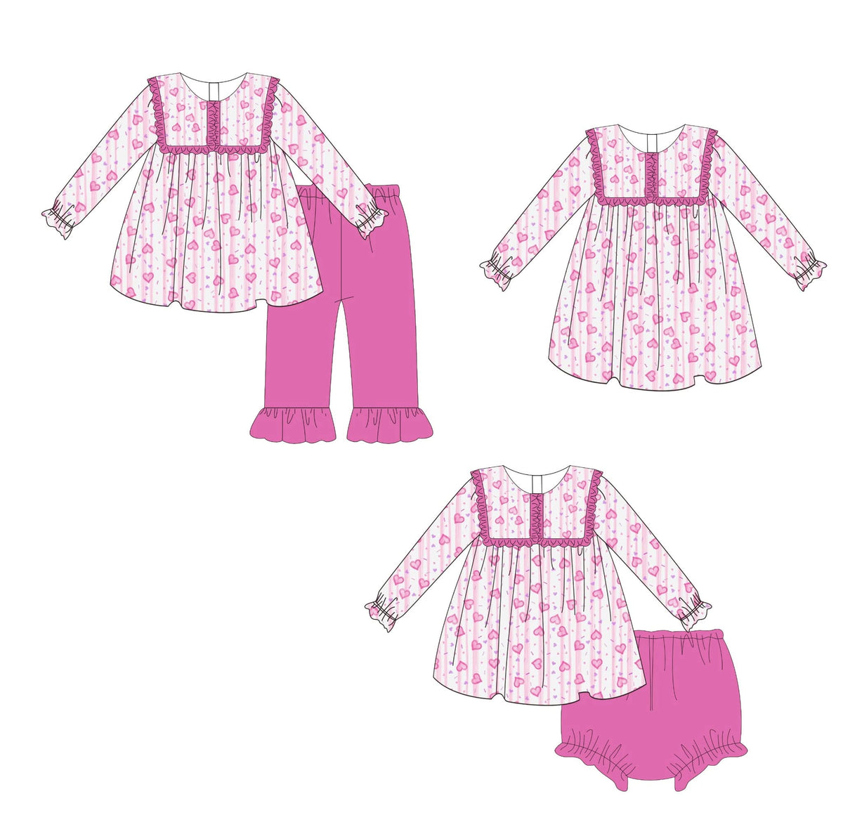Pretty Pink Hearts