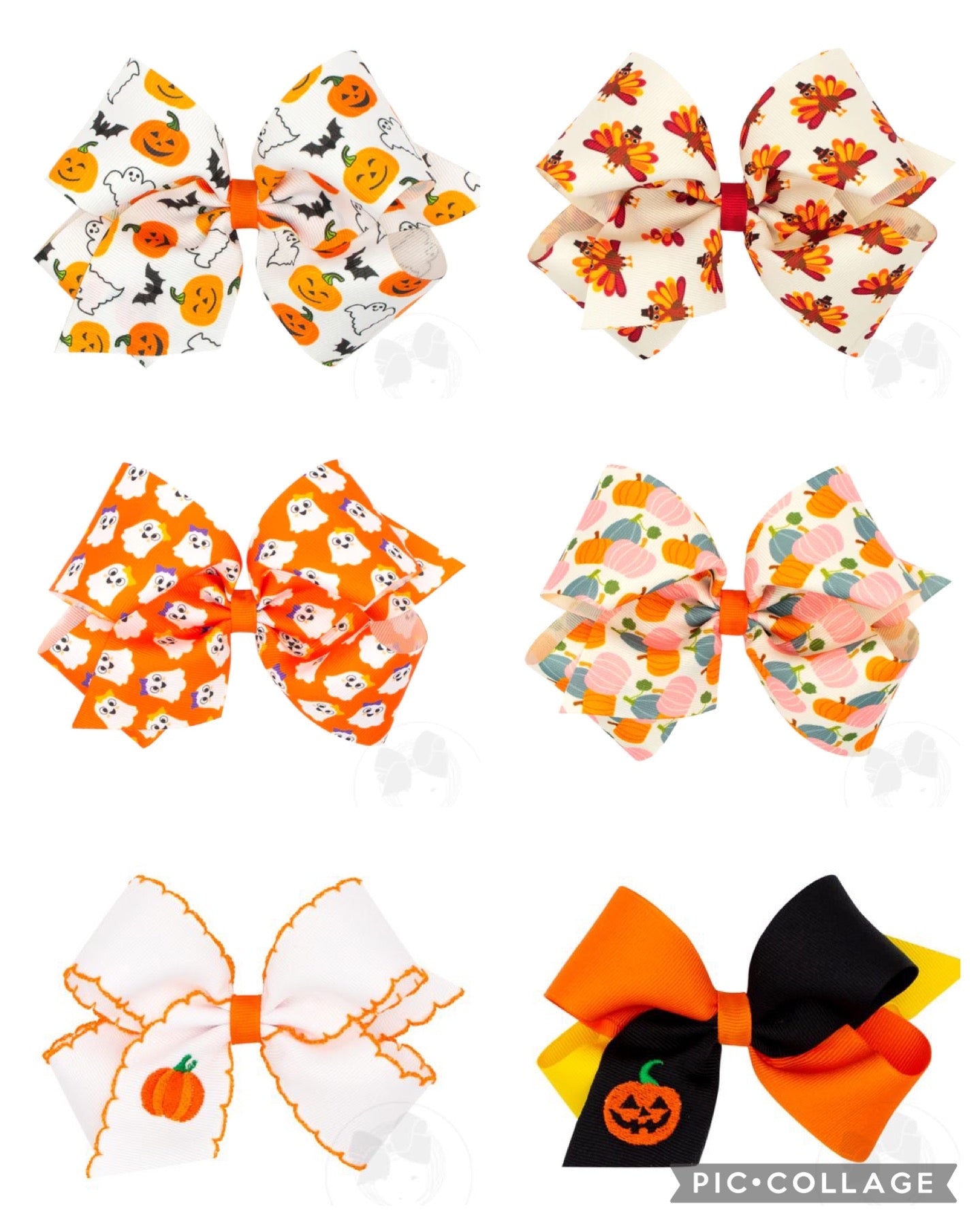 Wee Ones Halloween / Fall Bows