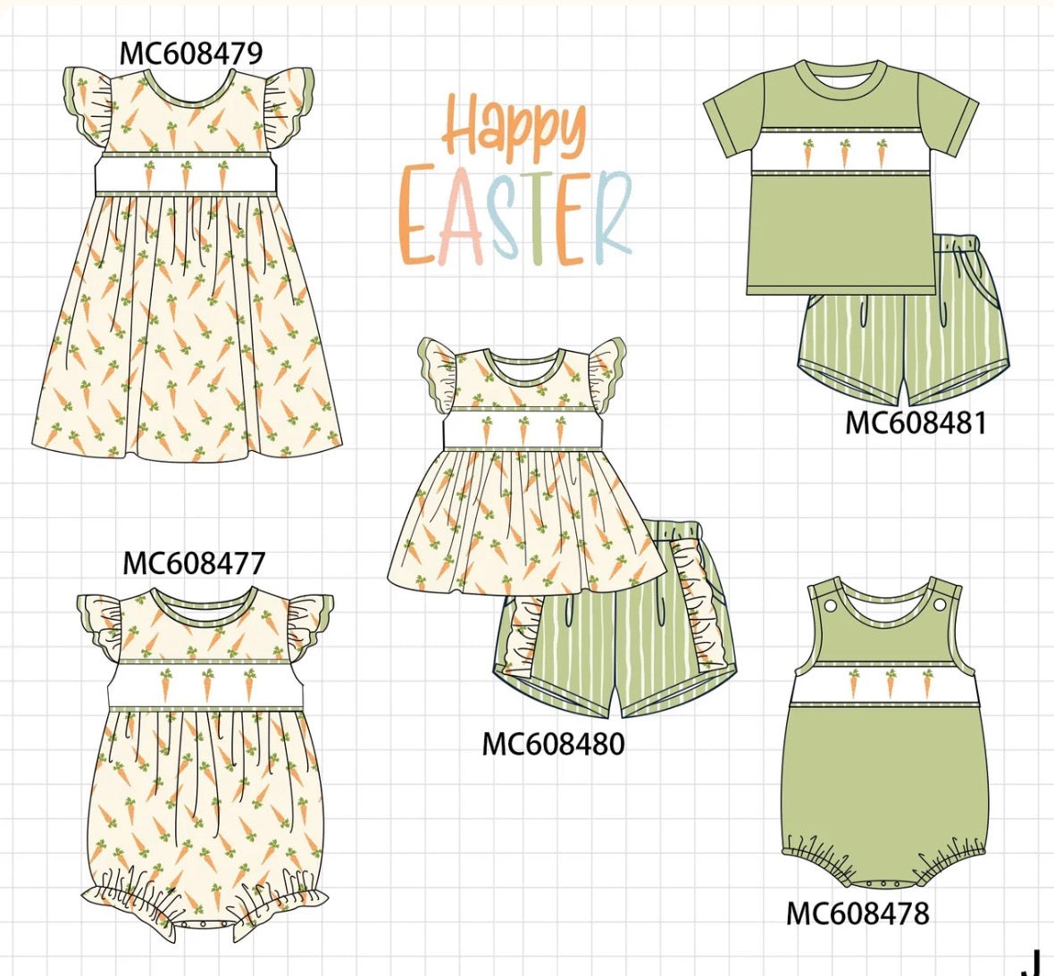 Happy Easter Embroidery PO101