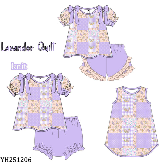 Lavender Quilt set