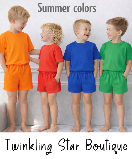 Boys Summer Short Set