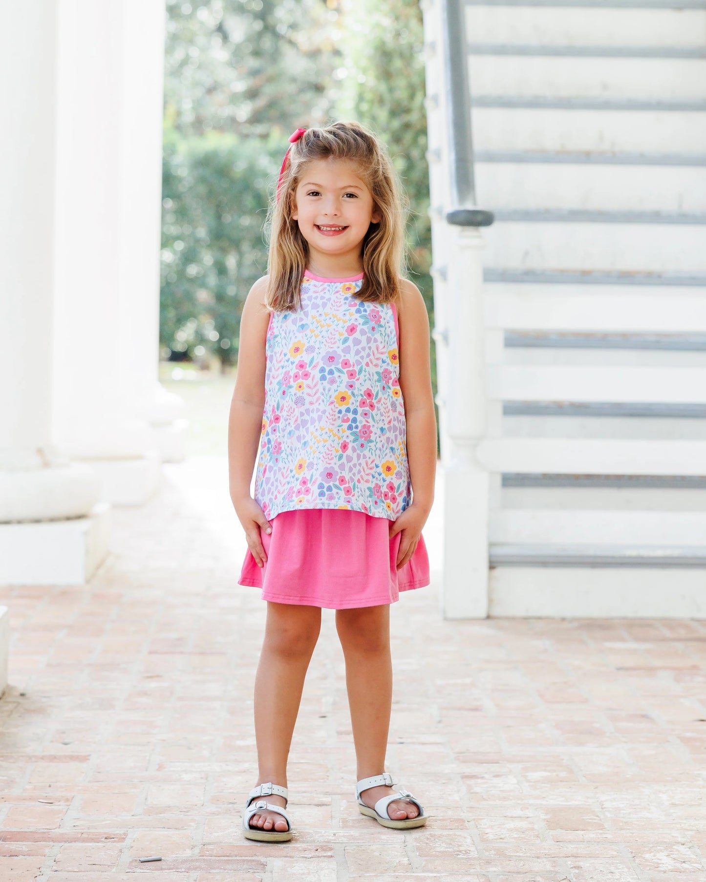 JellyBean Poppies & Petals Skort