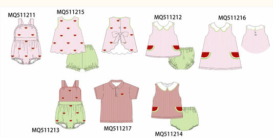 Watermelon Seersucker (Black Friday)