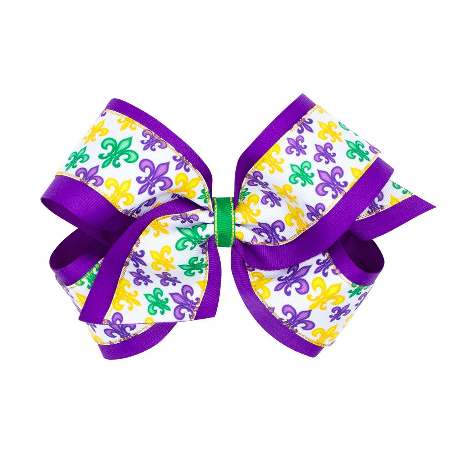 Wee Ones Mardi Gras Bows