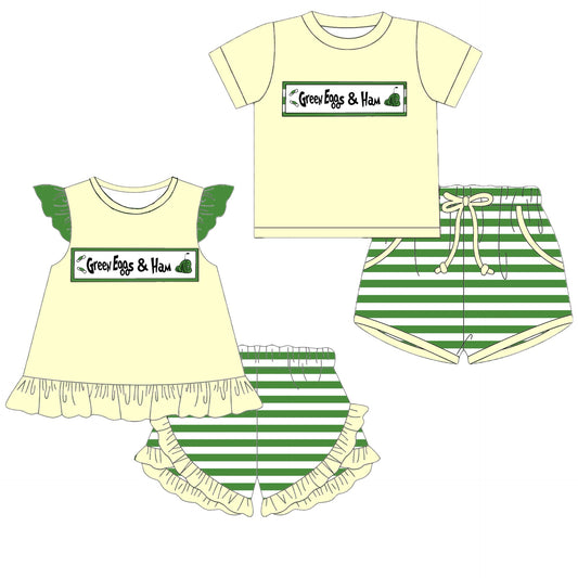 Green Eggs & Ham (SMOCKED)