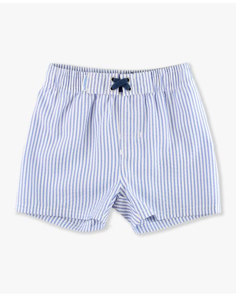 Ruffle Butts Periwinkle Blue Seersucker Trunks