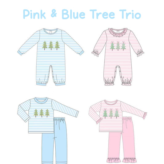 PO 19 Pink & Blue Trees