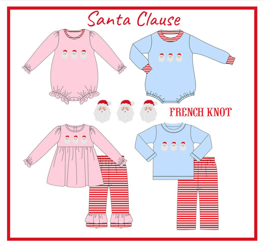 Santa Clause ( French Knot)