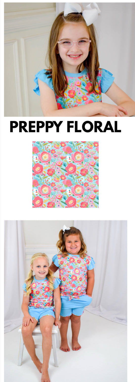 Preppy Floral Bamboo