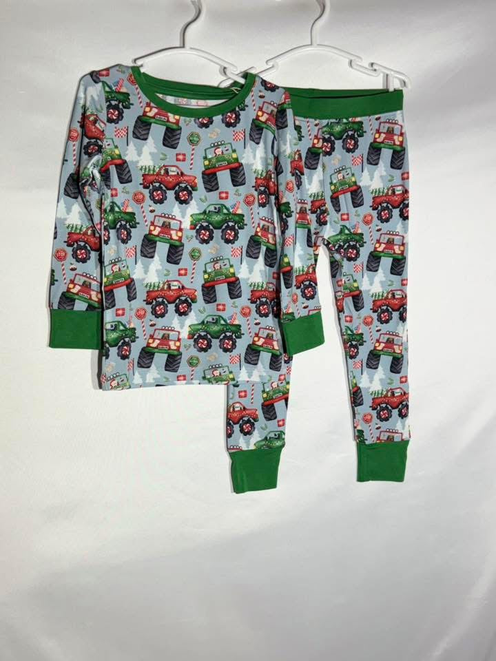 Monster Truck Christmas Bamboo