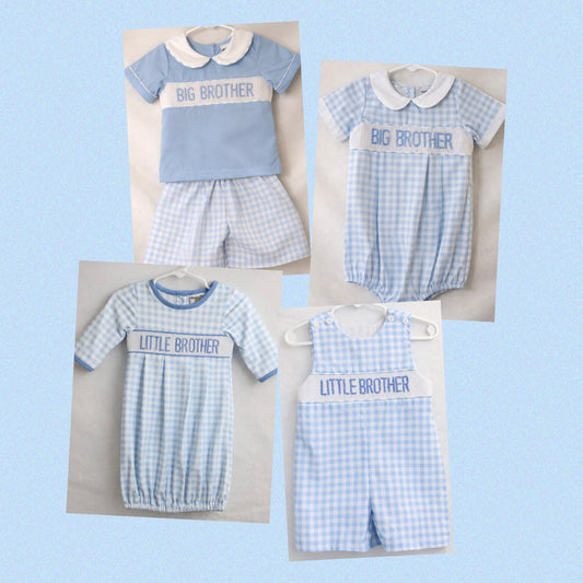 Little/Big Brother (smocked)