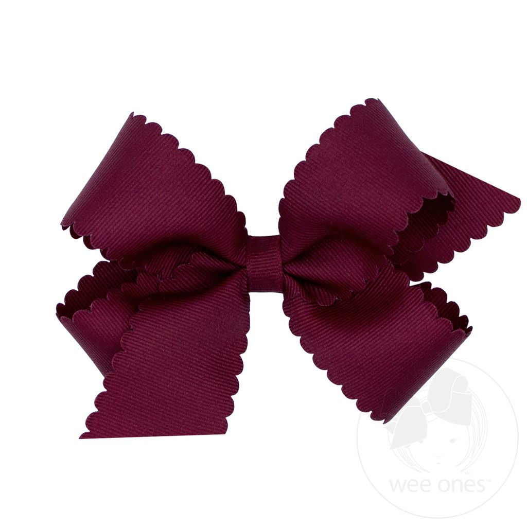Wee Ones Scalloped Bows