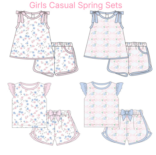 Girls Casual Spring Sets