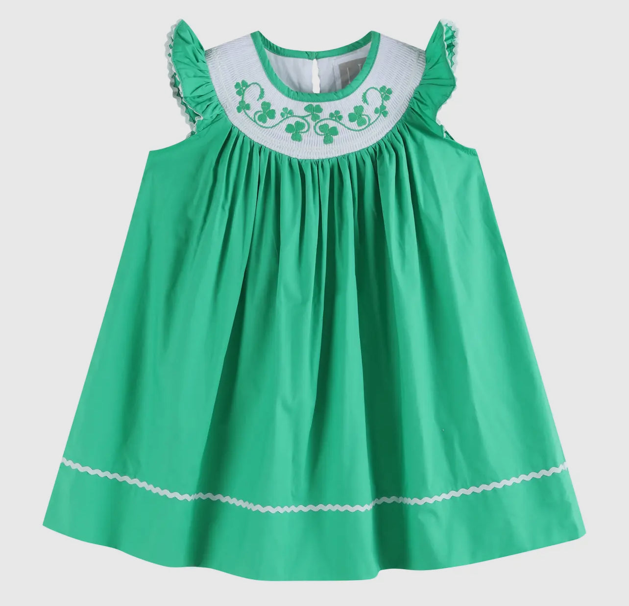 Shamrock Smocked Bishop (Lil Cactus)