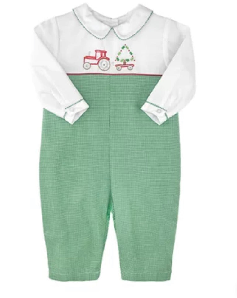 Petit Ami Christmas Tractor Longall