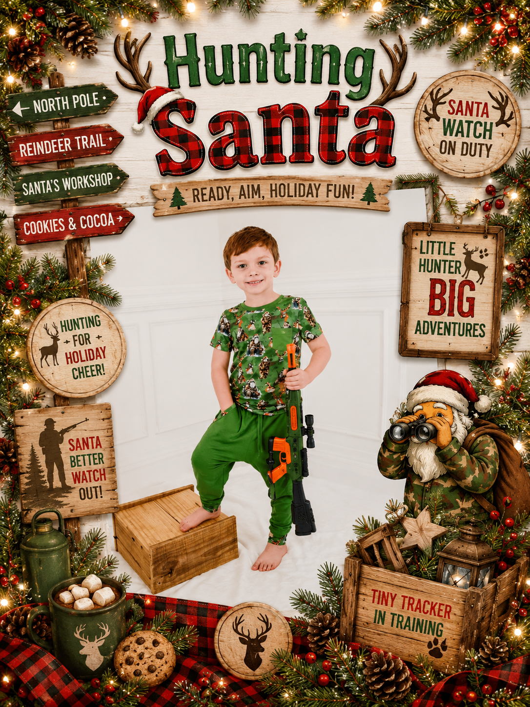 HUNTING SANTA BAMBOO