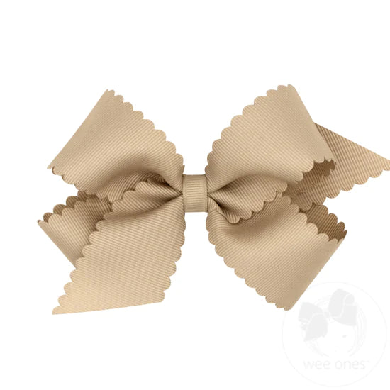 Wee Ones Scalloped Bows