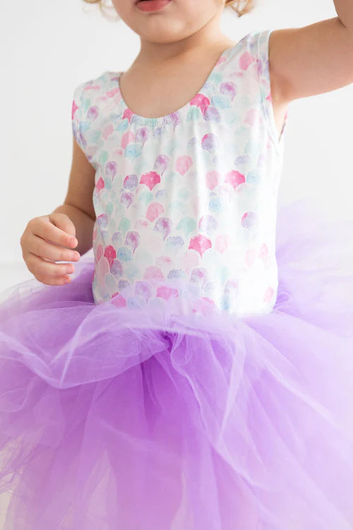 Mila & Rose Mermaid Scales Tutu Leotard