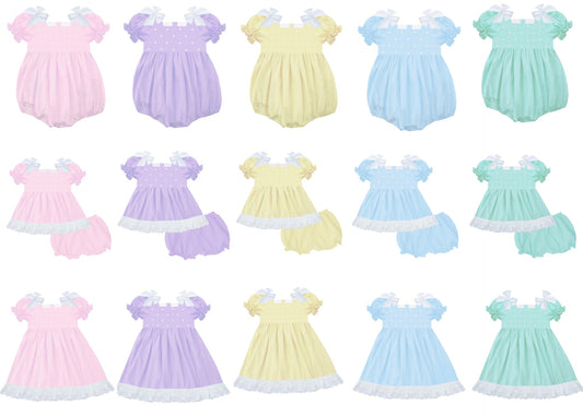 Pastel Pearl Smocks #2