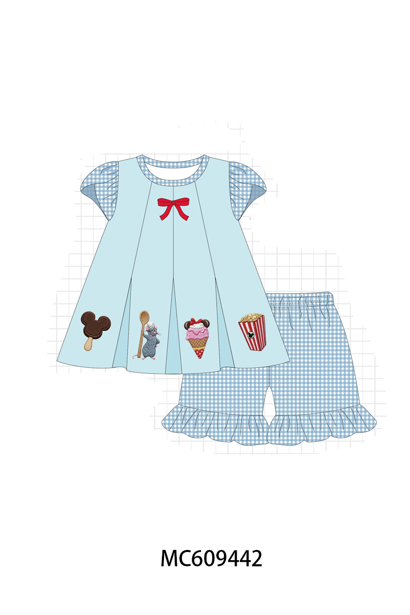 PO104 Blue anyone can cook embroidery collection