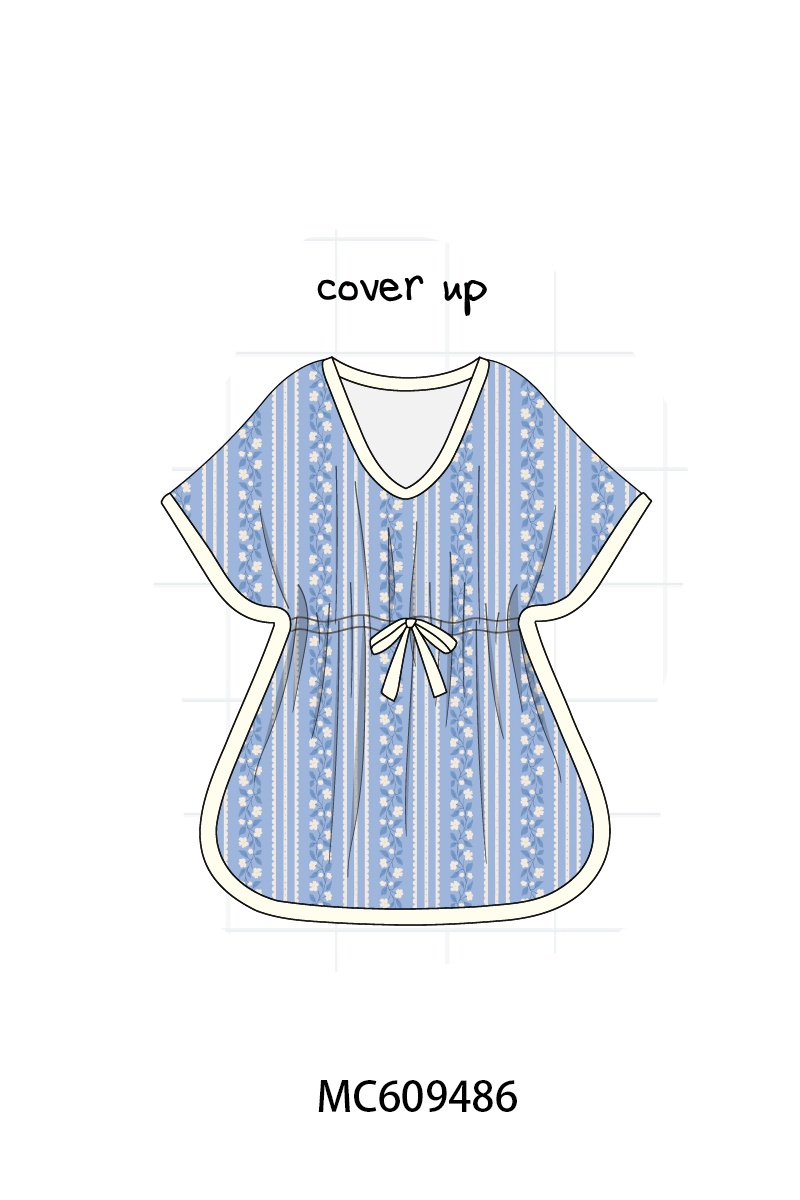 PO104 Blue floral smocked collection 2