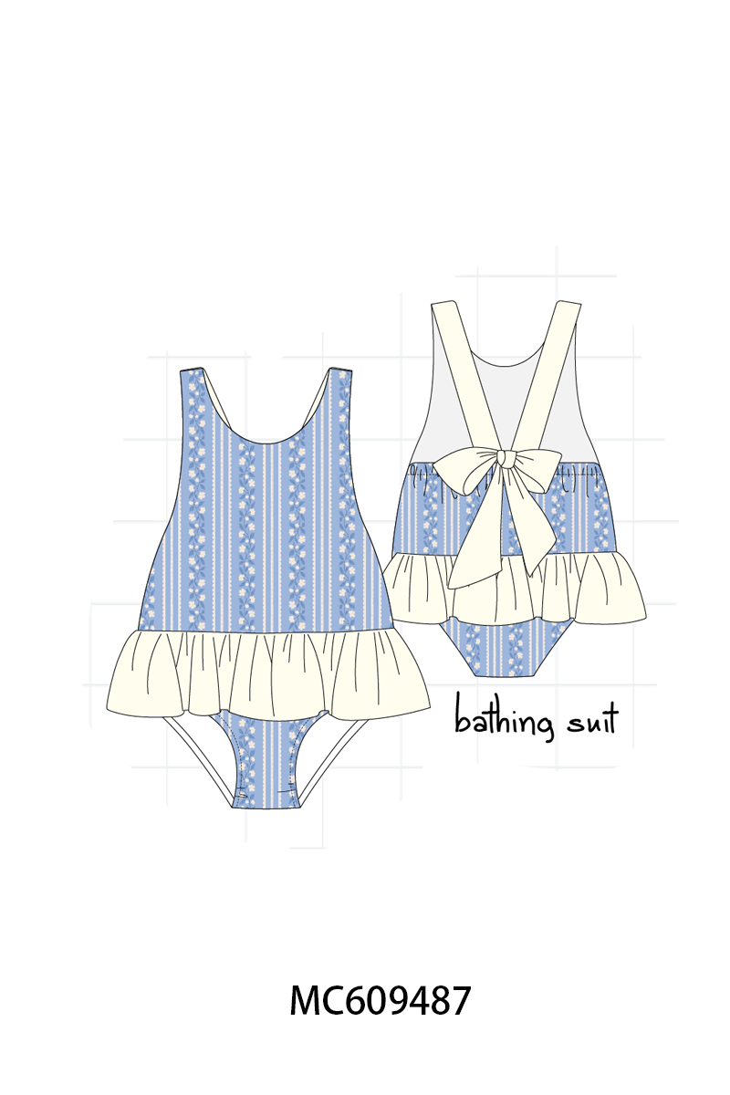 PO104 Blue floral smocked collection 2