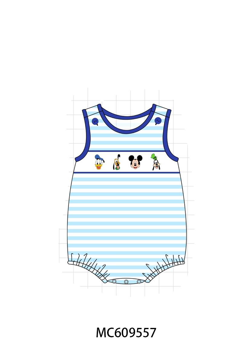 PO104 Pink&blue character embroidery collection
