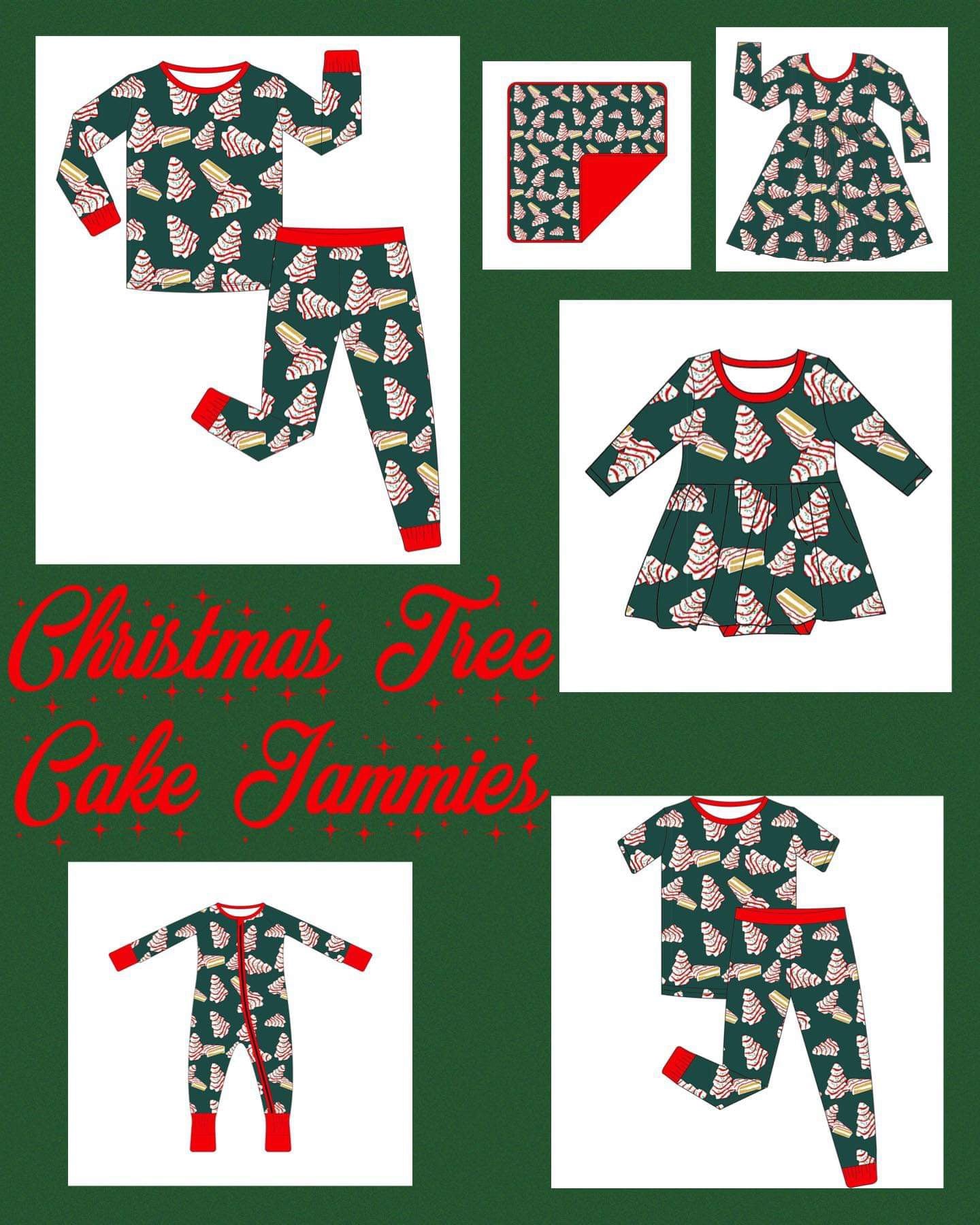 Christmas Tree Cakes Jammies